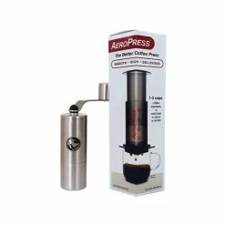AeroPress Coffee Maker & Rhinowares Compact Grinder