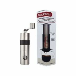 AeroPress Coffee Maker & Rhinowares Tall Grinder Aerobie AeroPress