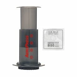 AeroPress Coffee Maker & Ten Mile Disk Bundle Aerobie AeroPress