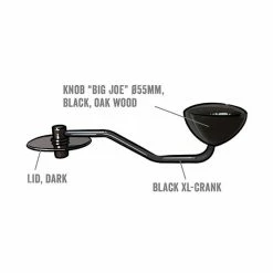 Comandante Grinder Spares (bearing Spacer, Red Silicone O-ring, Spring, Knob Wenge, Crank Handle And Lids) 20 Comandante Grinder Spares (bearing Spacer, Red Silicone O-ring, Spring, Knob Wenge, Crank Handle And Lids)