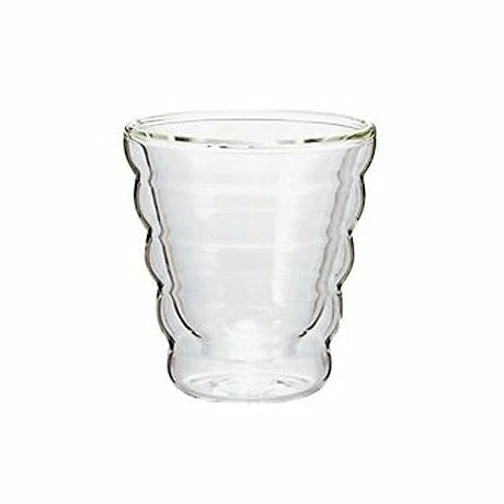 Hario Ribbed Double Wall Glass 1 Hario Ribbed Double Wall Glass