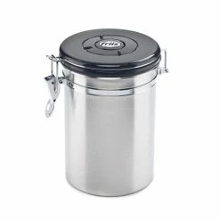 Friis Coffee Vault - Silver (Black Lid)