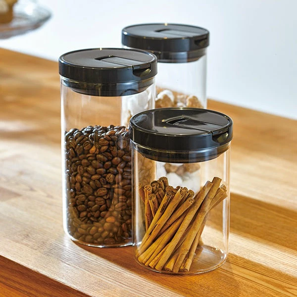 Hario Bean Storage - Black 3 Hario Bean Storage - Black