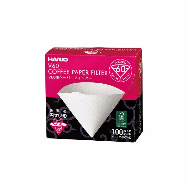 Hario V60 Paper Filters 100pk 2 Hario V60 Paper Filters 100pk