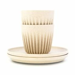 Huskee Natural Cup W Lid