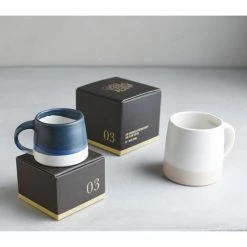 Kinto Handcrafted Porcelain Mug 110ml 12 Kinto Handcrafted Porcelain Mug 110ml