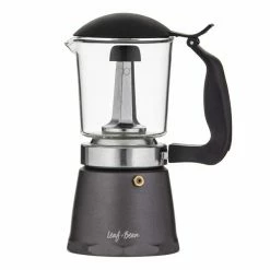 Manual Brewing Leaf & Bean Glass Stovetop Espresso Maker