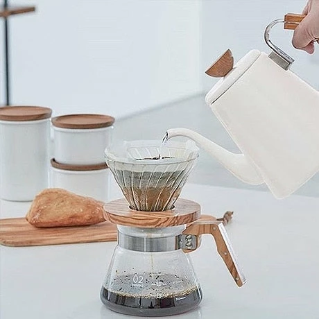 Hario Range Server Olive Wood 3 Hario Range Server Olive Wood