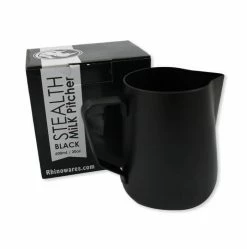 Rhinowares Black Stealth Milk Pitcher - 20oz/600ml