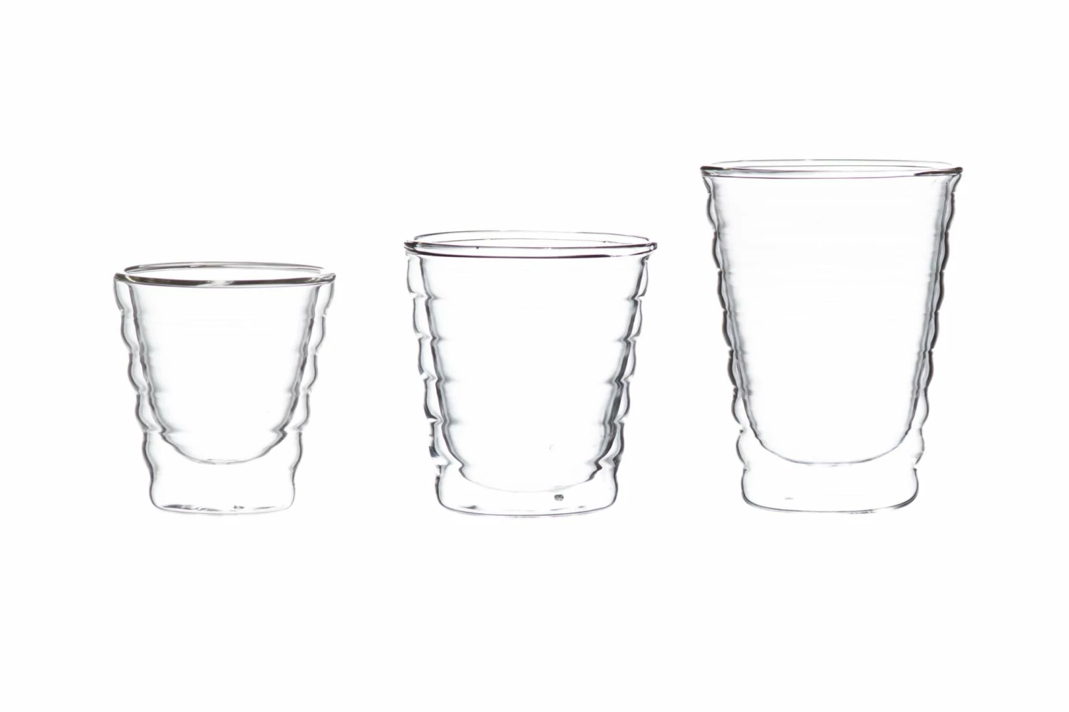 Hario Ribbed Double Wall Glass 2 Hario Ribbed Double Wall Glass