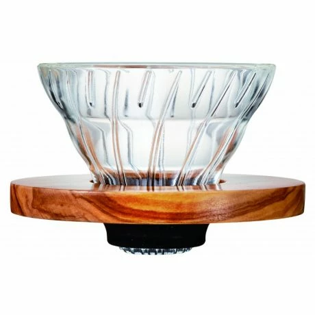 Hario V60 Glass – Olive Wood 2 Hario V60 Glass – Olive Wood